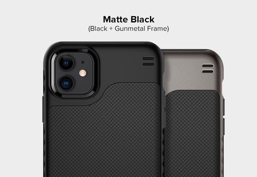 Spigen® Hybrid NX™ 076CS27074 iPhone 11 Case - Matte Black