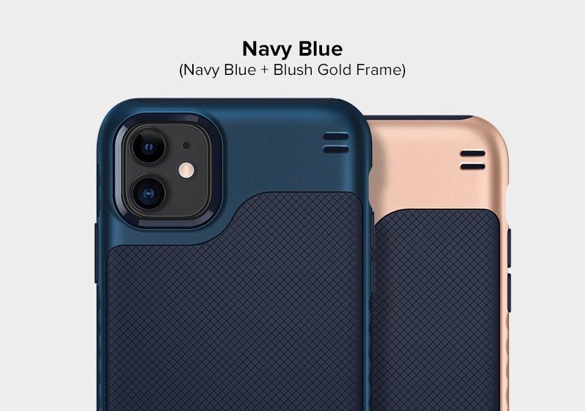 Spigen® Hybrid NX™ 076CS27075 iPhone 11 Case - Navy