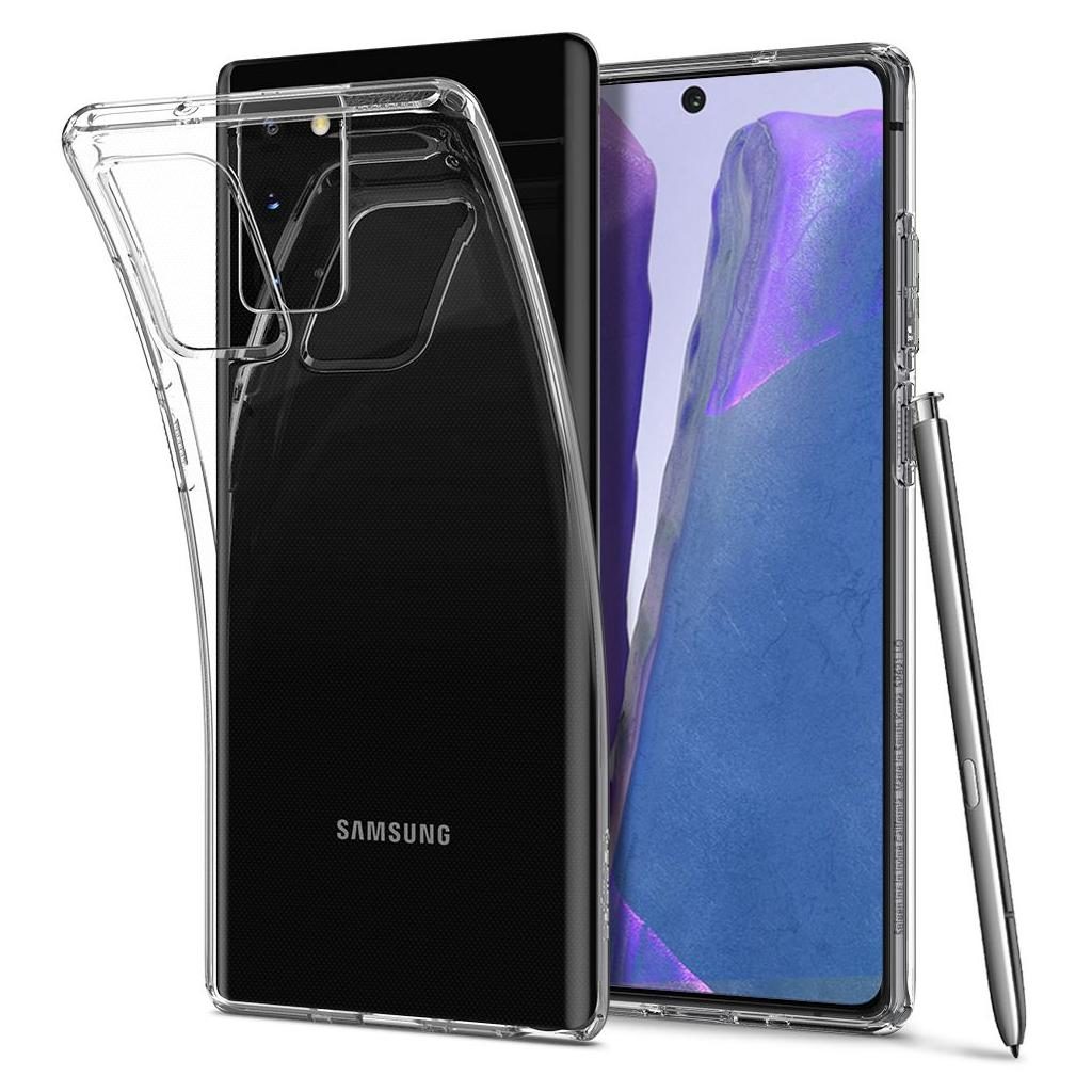 Spigen® Liquid Crystal™ ACS01415 Samsung Galaxy Note 20 Case - Crystal Clear