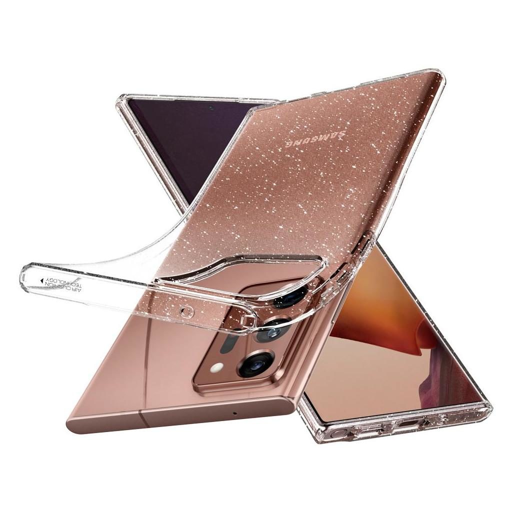 Spigen® Liquid Crystal™ Glitter ACS01390 Samsung Galaxy Note 20 Ultra Case - Crystal Quartz