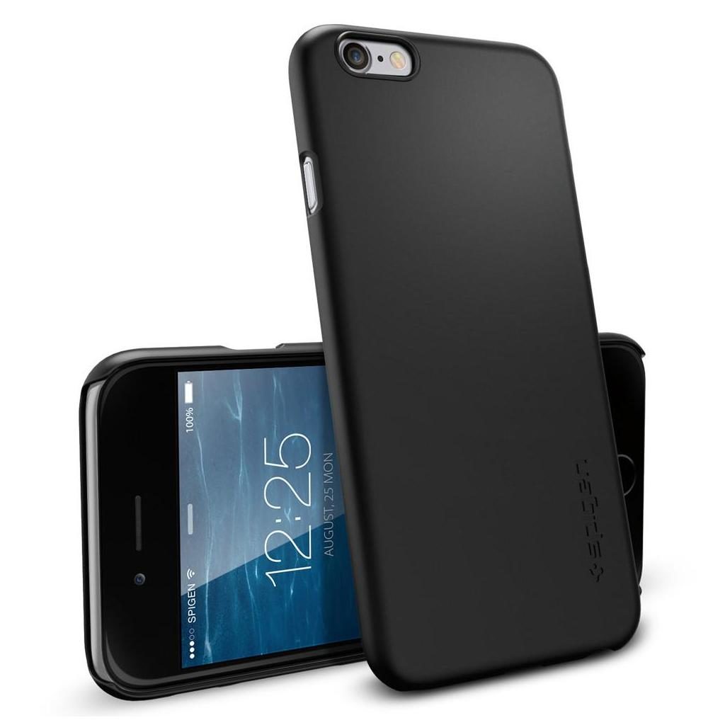Spigen® Thin Fit™ SGP10936 iPhone 6s / 6 Case - Smooth Black