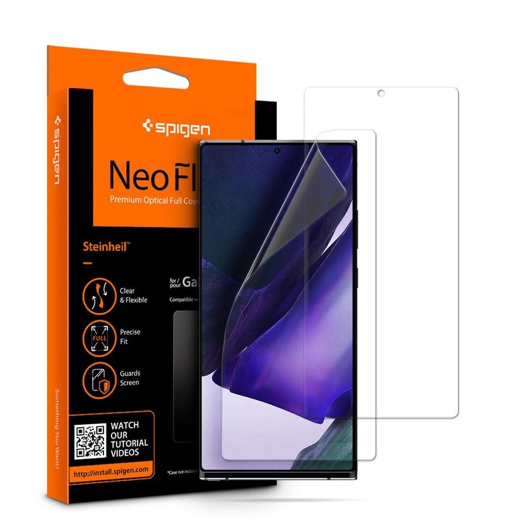 Spigen® (x2Pack) Neo Flex™ HD AFL01445 Samsung Galaxy Note 20 Ultra Premium Screen Protector