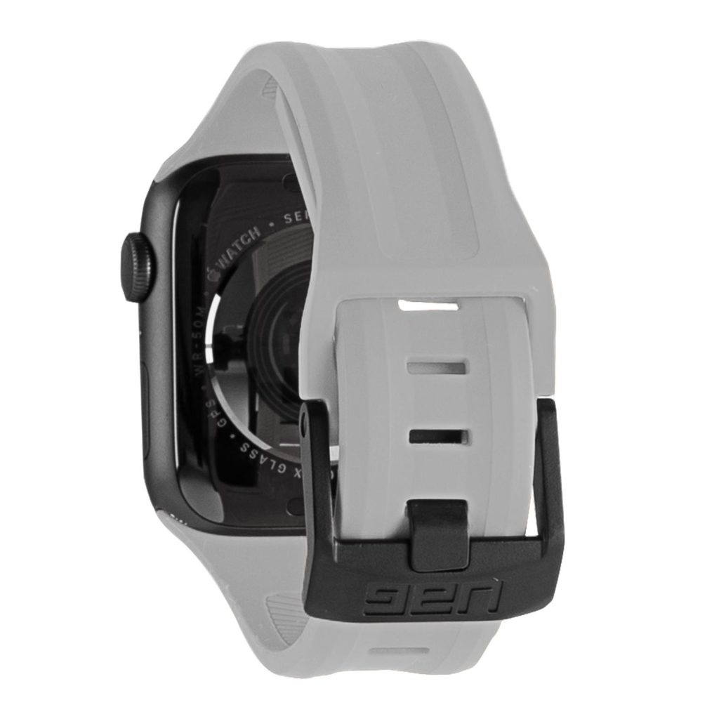 Urban Armor Gear (UAG) Scout 191488113333 Apple Watch 45 / 44mm / 42mm Silicone Strap - Silver