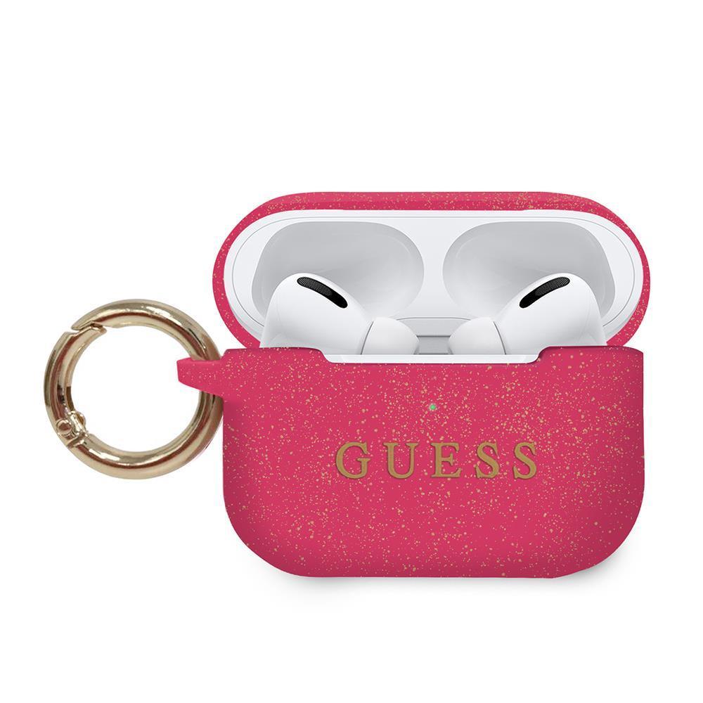 Guess® Silicone Collection Apple AirPods Pro Case - Fuchsia