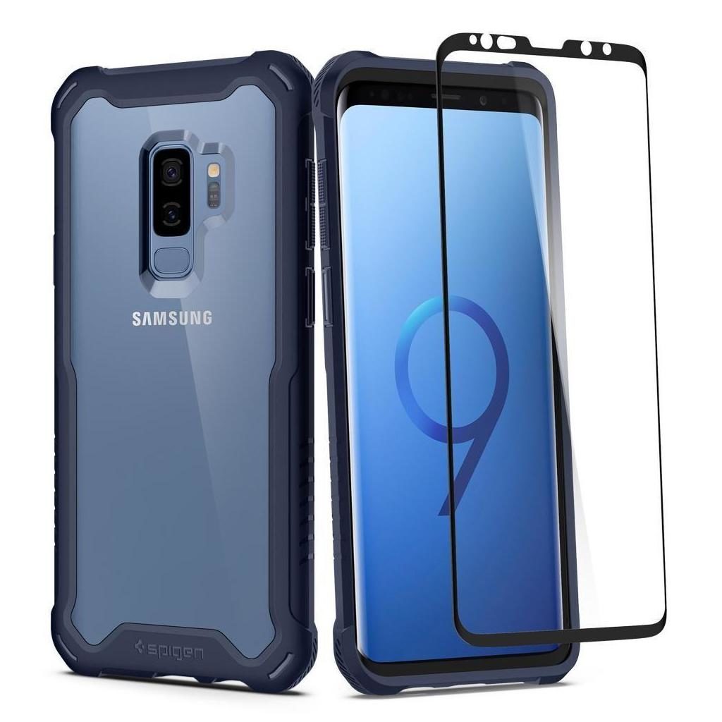 Spigen® Hybrid 360™ 593CS23044 Samsung Galaxy S9+ Plus Case - Deepsea Blue