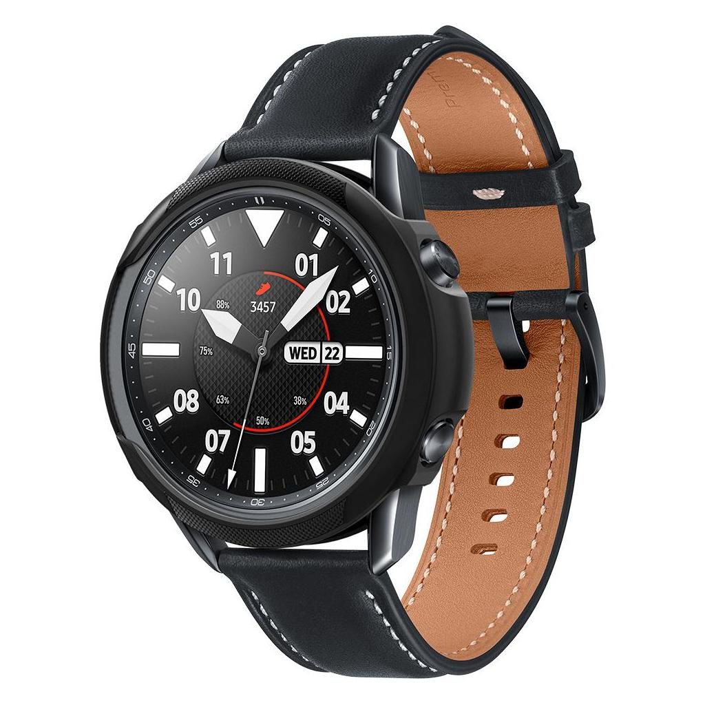Spigen® Liquid Air™ ACS01560 Samsung Galaxy Watch 3 (45mm) Case - Matte Black