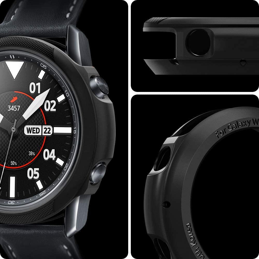 Spigen® Liquid Air™ ACS01560 Samsung Galaxy Watch 3 (45mm) Case - Matte Black