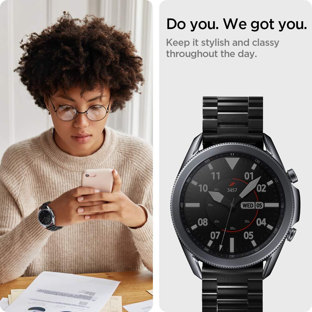 Spigen® Modern Fit™ 600WB24980 Samsung Galaxy Watch 3 (41mm) / Galaxy Watch (42mm) Band – Black