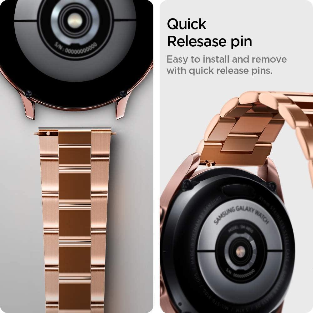 Spigen® Modern Fit™ 600WB24982 Samsung Galaxy Watch 3 (41mm) / Galaxy Watch (42mm) Band - Rose Gold