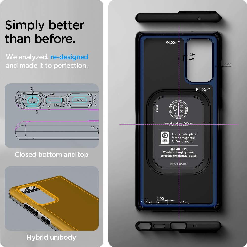 Spigen® Thin Fit™ ACS01414 Samsung Galaxy Note 20 Case - Black