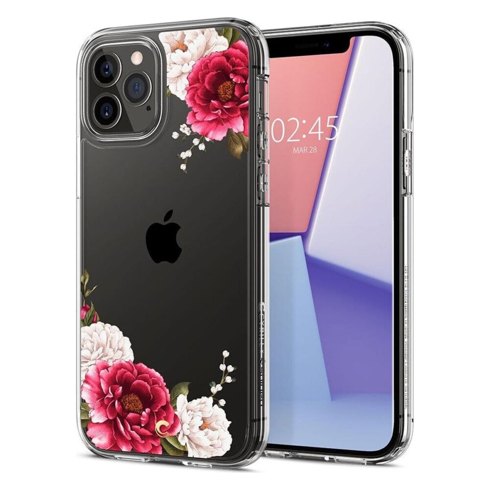 Spigen® Cecile by Cyrill Collection ACS01729 iPhone 12 / 12 Pro Case - Red Floral