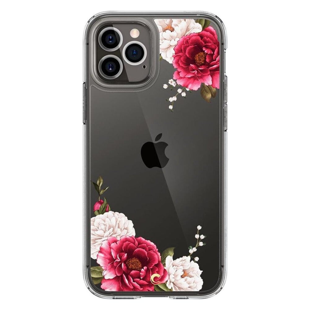 Spigen® Cecile by Cyrill Collection ACS01729 iPhone 12 / 12 Pro Case - Red Floral
