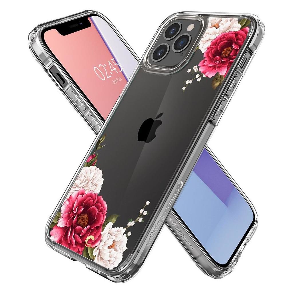 Spigen® Cyrill Cecile Collection ACS01729 iPhone 12 / 12 Pro Case - Red Floral