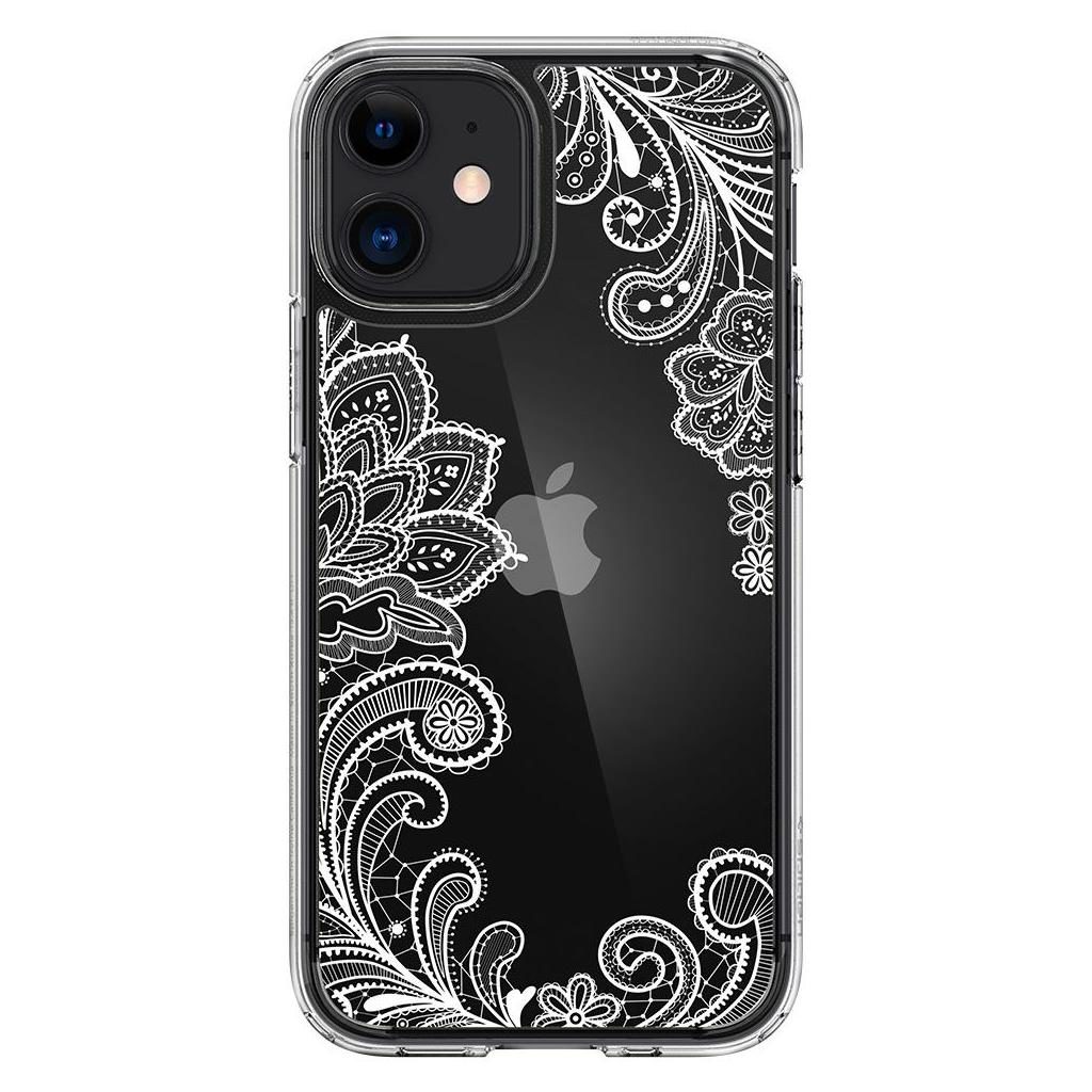 Spigen® Cyrill Cecile Collection ACS01781 iPhone 12 Mini Case - White Mandala