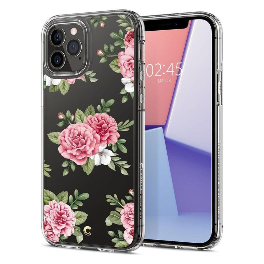 Spigen® Cecile by Cyrill Collection ACS01828 iPhone 12 / 12 Pro Case - Pink Floral