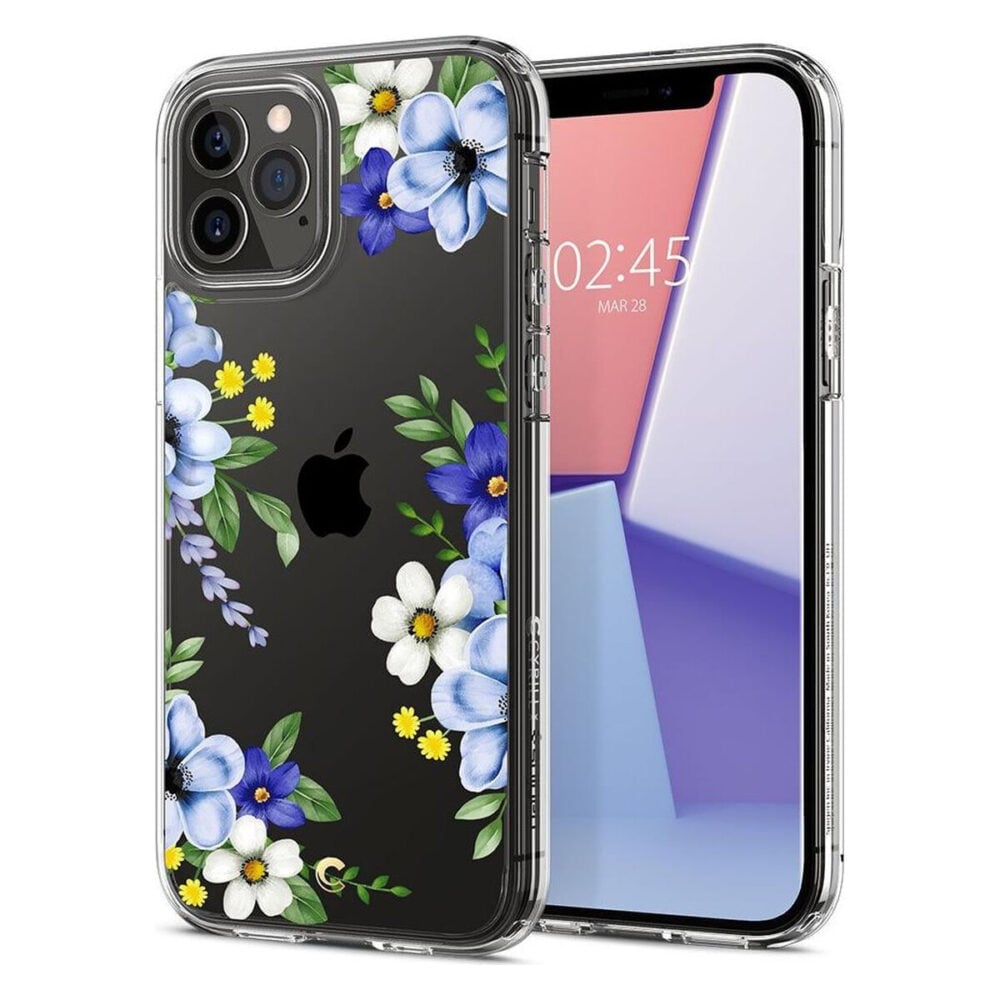 Spigen® Cecile by Cyrill Collection ACS01829 iPhone 12 / 12 Pro Case - Midnight Bloom