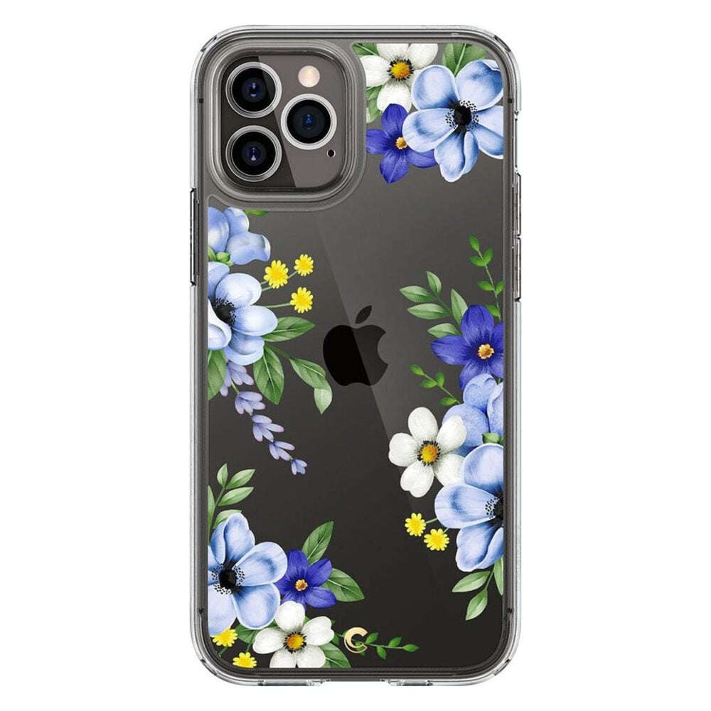 Spigen® Cecile by Cyrill Collection ACS01829 iPhone 12 / 12 Pro Case - Midnight Bloom