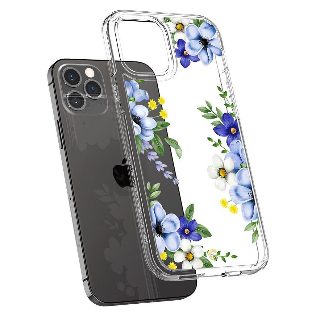 Spigen® Cyrill Cecile Collection ACS01829 iPhone 12 / 12 Pro Case - Midnight Bloom