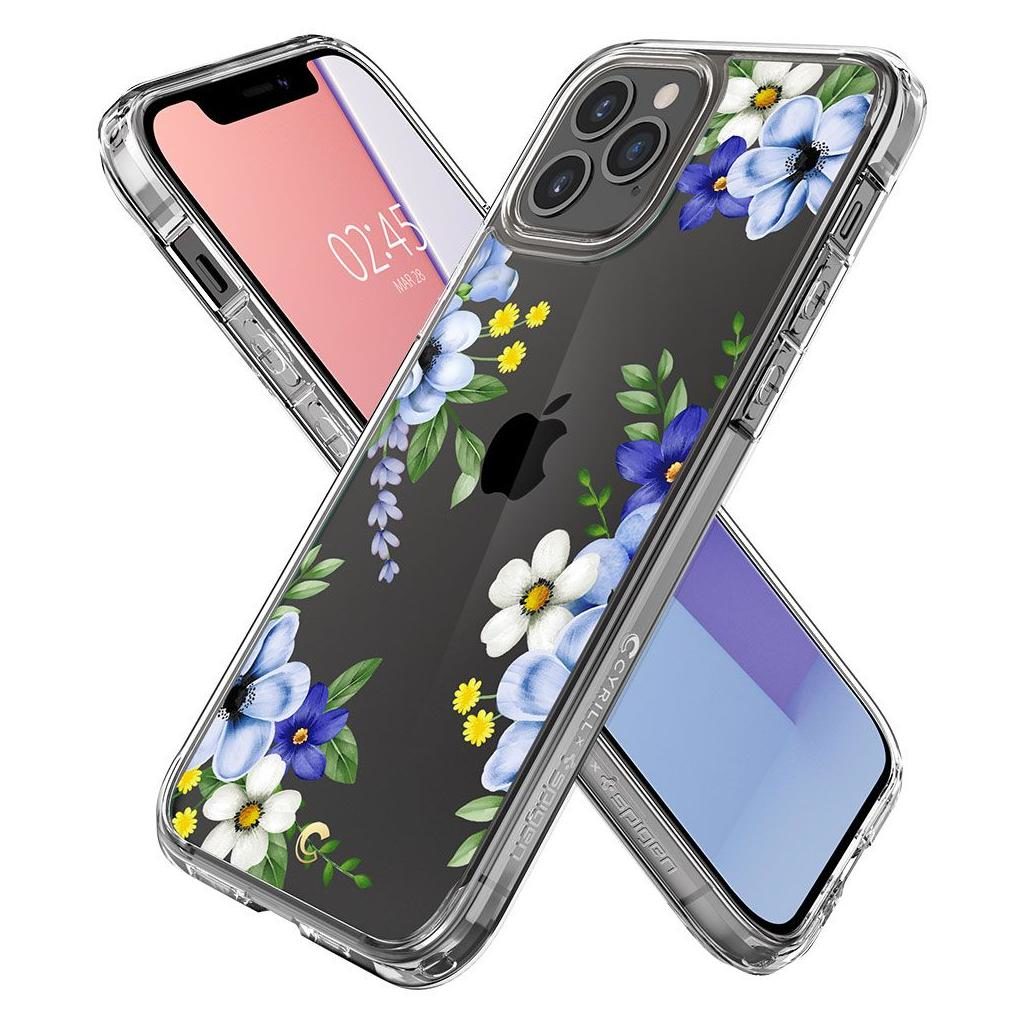 Spigen® Cyrill Cecile Collection ACS01829 iPhone 12 / 12 Pro Case - Midnight Bloom