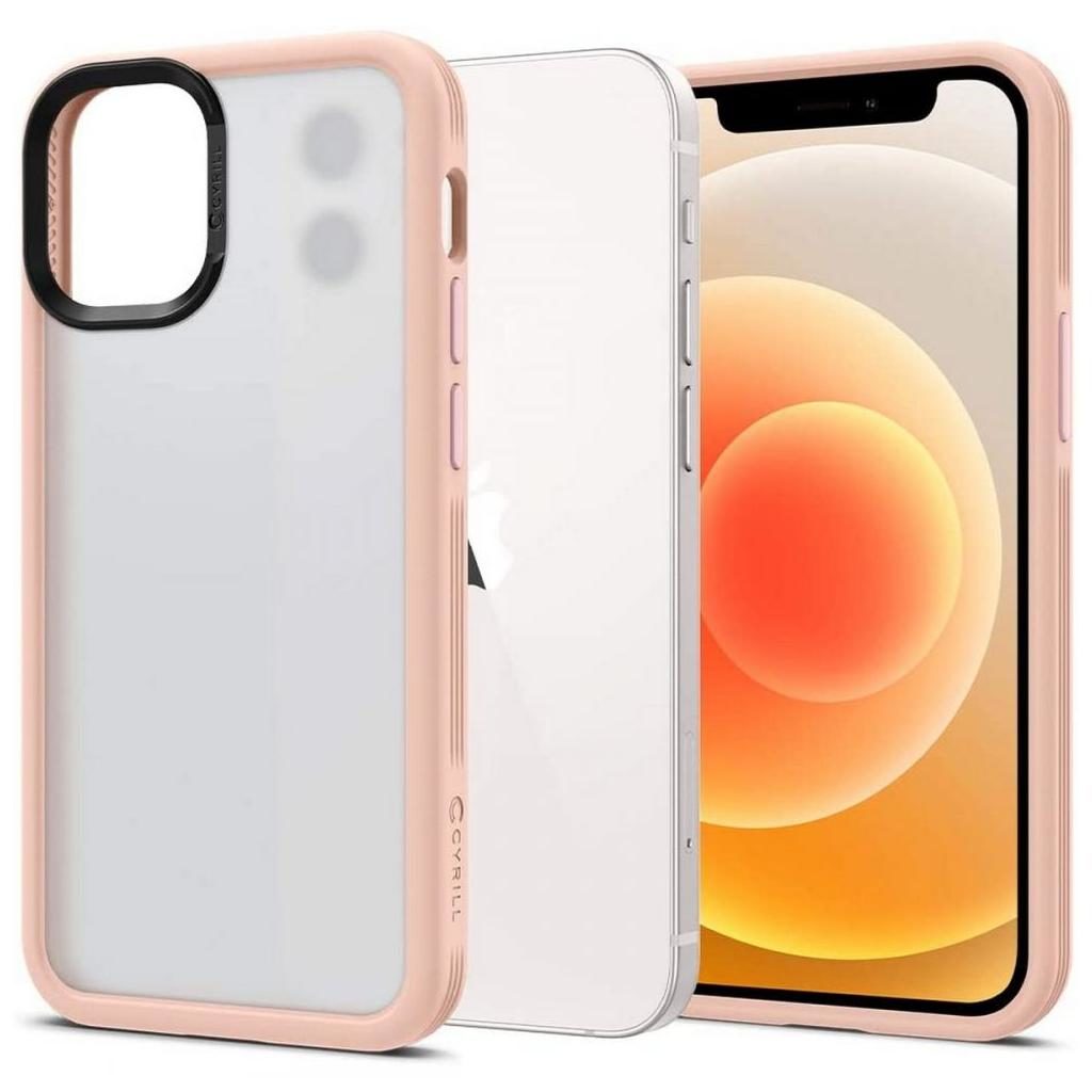 Spigen® Cyrill Color Brick ACS01947 iPhone 12 Mini Case - Pink Sand