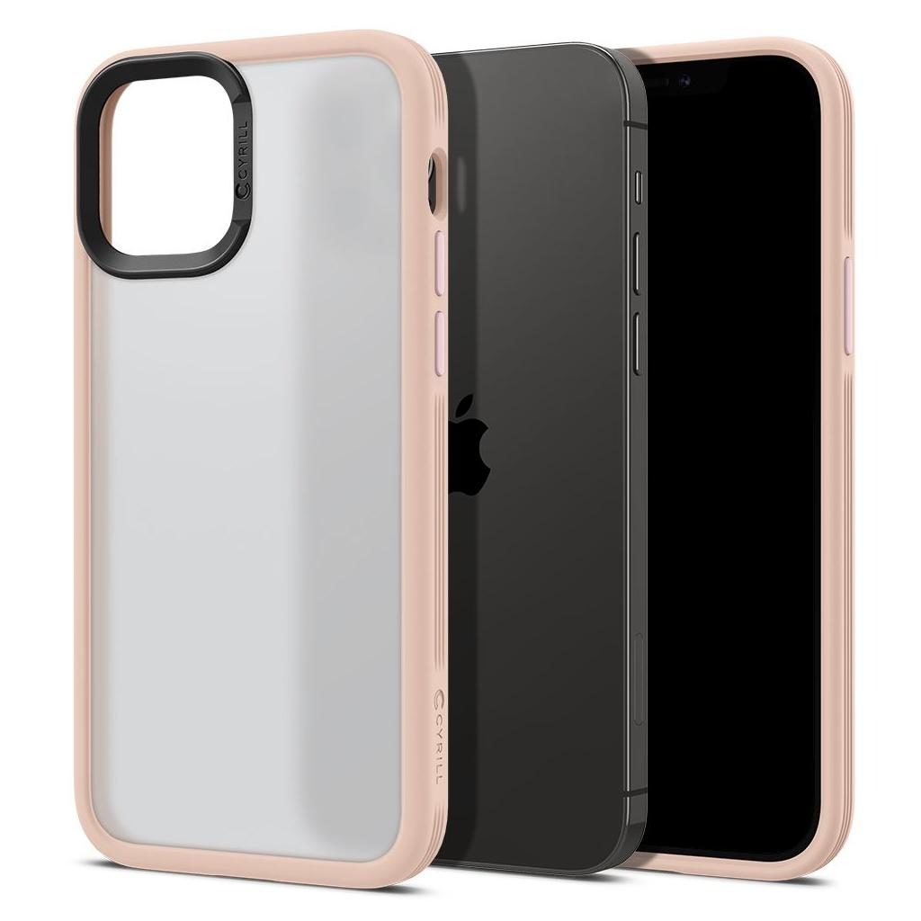 Spigen® Cyrill Color Brick Collection ACS01732 iPhone 12 / 12 Pro Case - Baby Pink