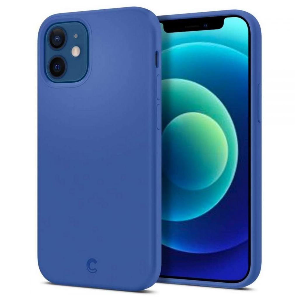 Spigen® Cyrill Silicone Collection ACS01946 iPhone 12 Mini Case - Linen Blue