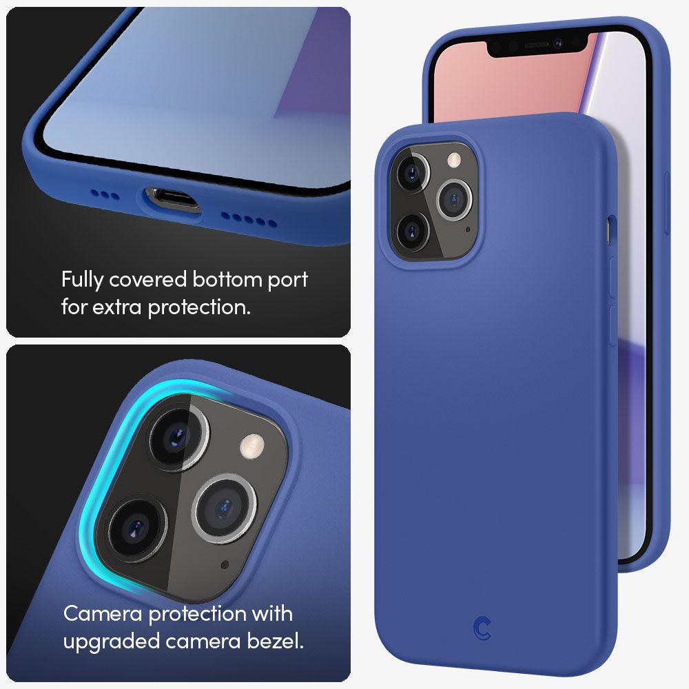 Spigen® Cyrill Silicone Collection ACS01654 iPhone 12 Pro Max Case - Navy