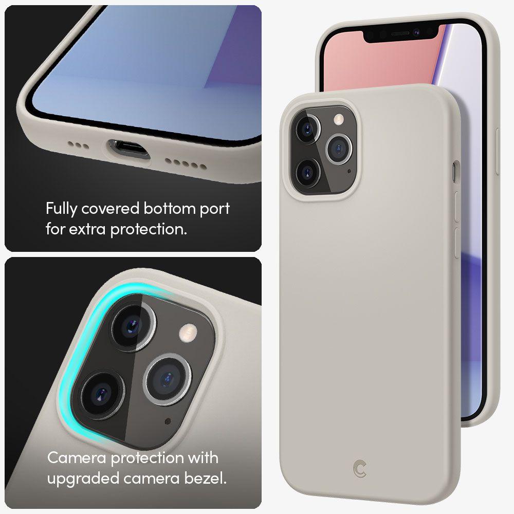 Spigen® Cyrill Silicone Collection ACS01737 iPhone 12 / 12 Pro Case - Stone