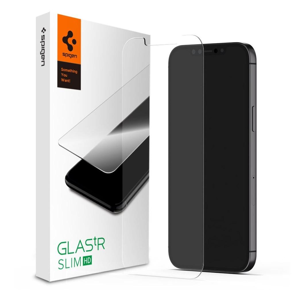 Spigen® GLAS.tR™ HD AGL01511 iPhone 12 / 12 Pro Premium Tempered Glass Screen Protector