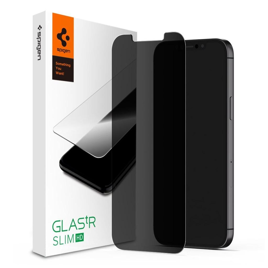 Spigen® GLAS.tR™ Privacy HD AGL01513 iPhone 12 / 12 Pro Premium Tempered Glass Screen Protector