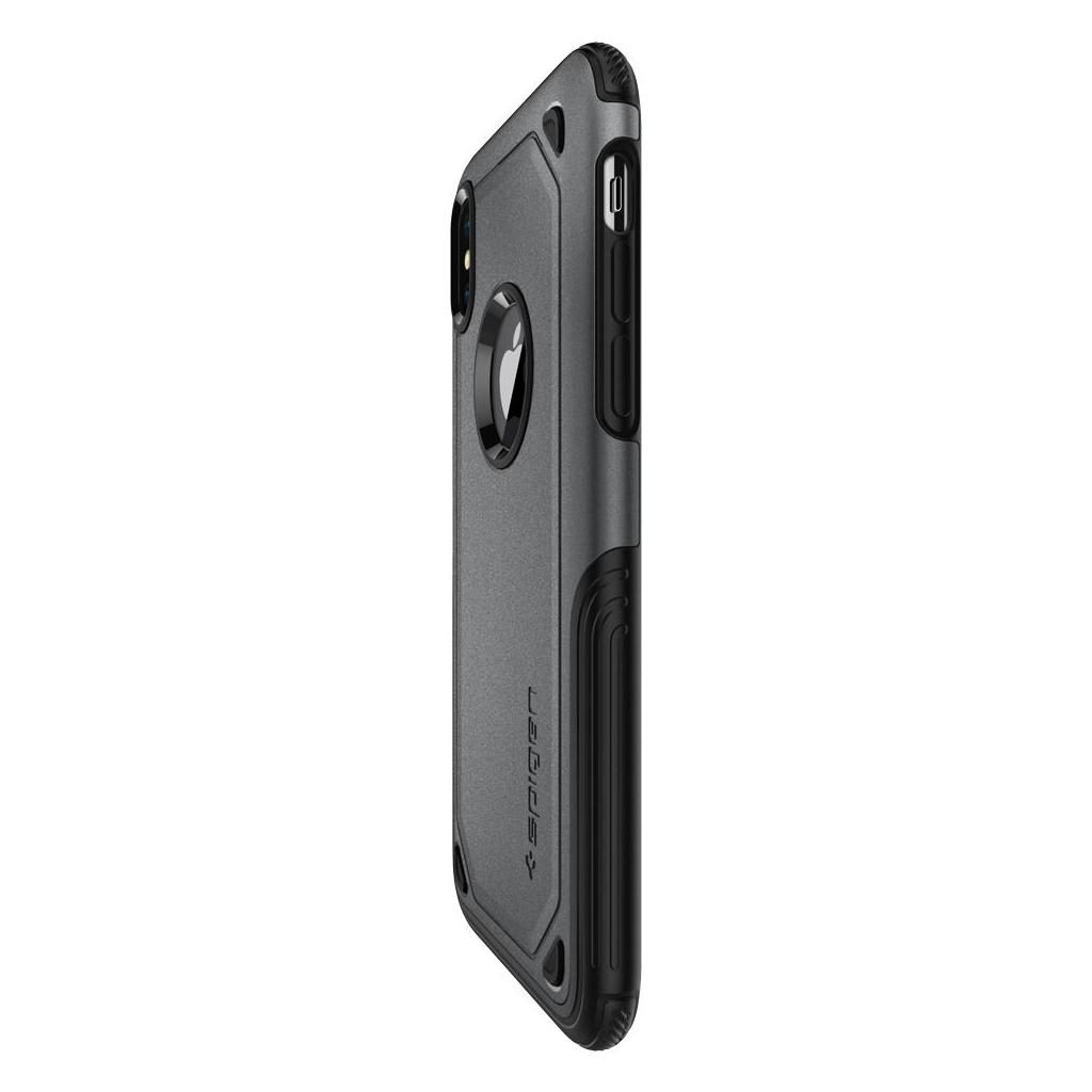 Spigen® Hybrid Armor™ 057CS23346 iPhone X Case - Graphite Gray