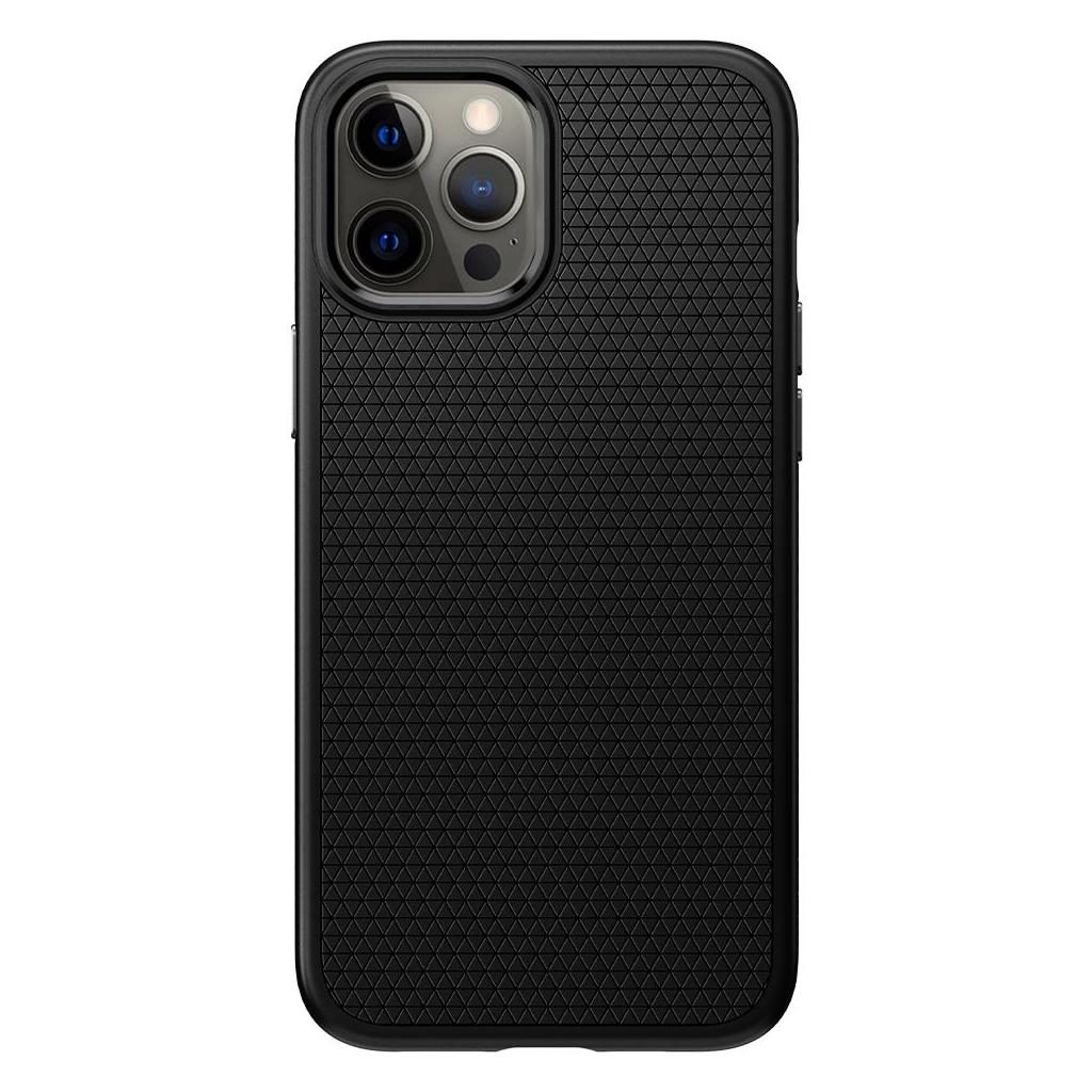 Spigen® Liquid Air™ ACS01617 iPhone 12 Pro Max Case - Matte Black