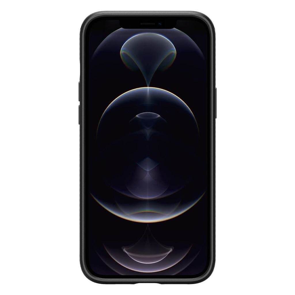 Spigen® Liquid Air™ ACS01617 iPhone 12 Pro Max Case - Matte Black