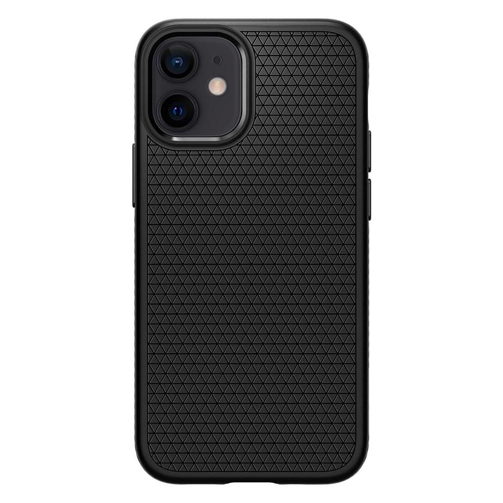 Spigen® Liquid Air™ ACS01744 iPhone 12 Mini Case - Matte Black