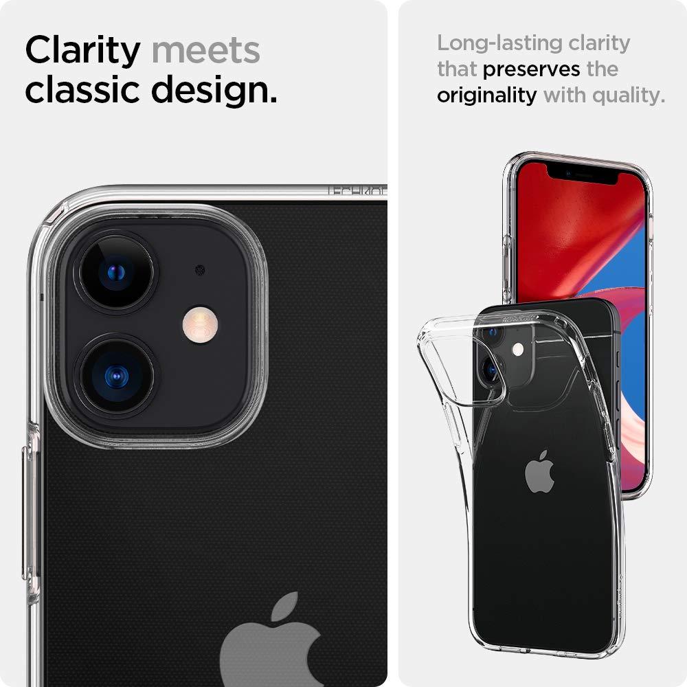 Spigen® Liquid Crystal™ ACS01740 iPhone 12 Mini Case - Crystal Clear