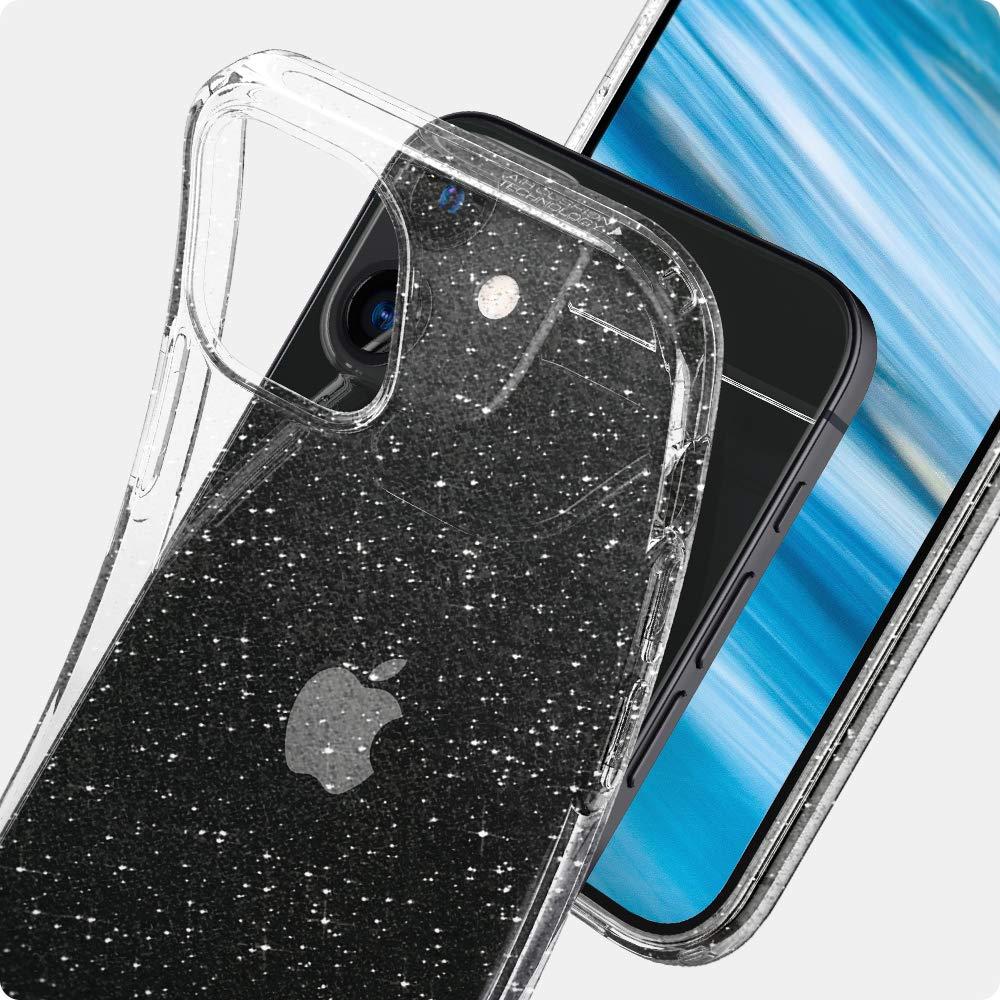Spigen® Liquid Crystal™ Glitter™ ACS01741 iPhone 12 Mini Case - Crystal Quartz