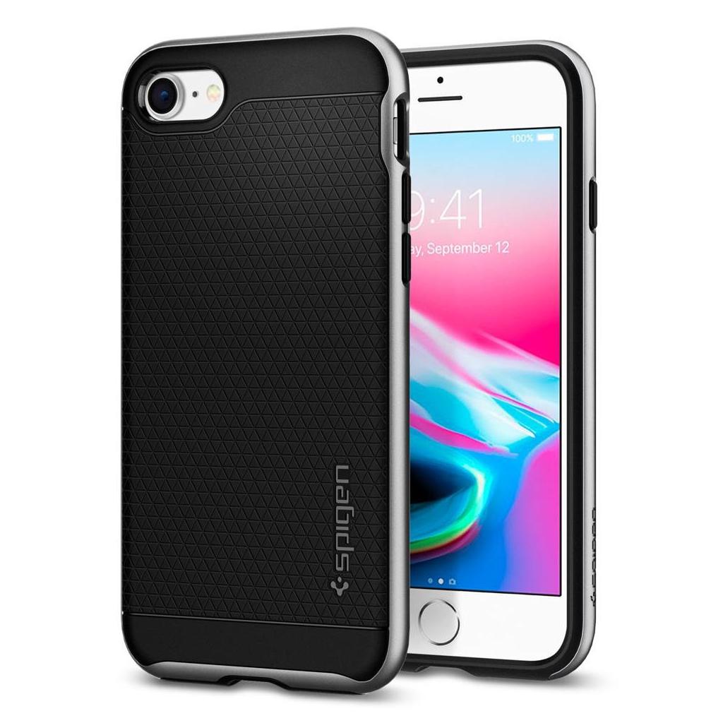Spigen® Neo Hybrid™ 2 054CS22359 iPhone SE (2020) / 8 / 7 Case – Satin Silver