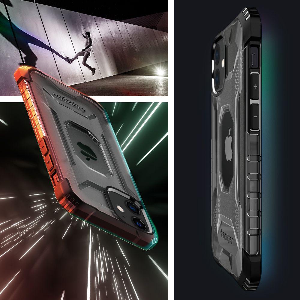 Spigen® Nitro Force ACS01755 iPhone 12 Mini Case - Clear
