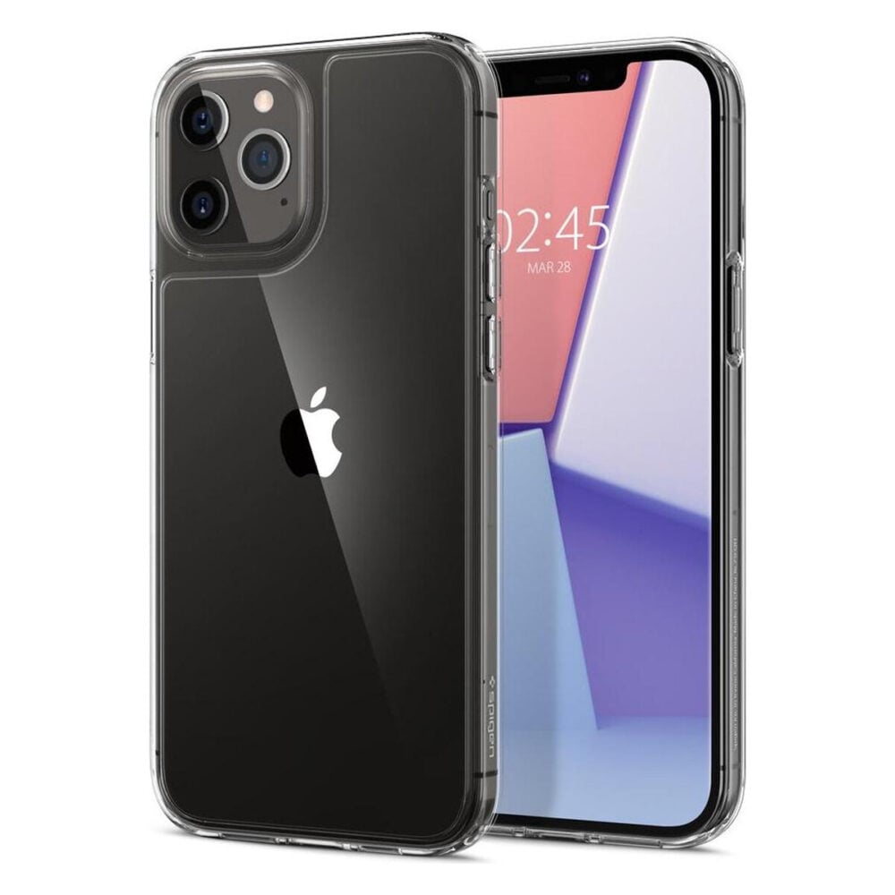 Spigen® Quartz Hybrid™ ACS01705 iPhone 12 / 12 Pro Case - Crystal Clear