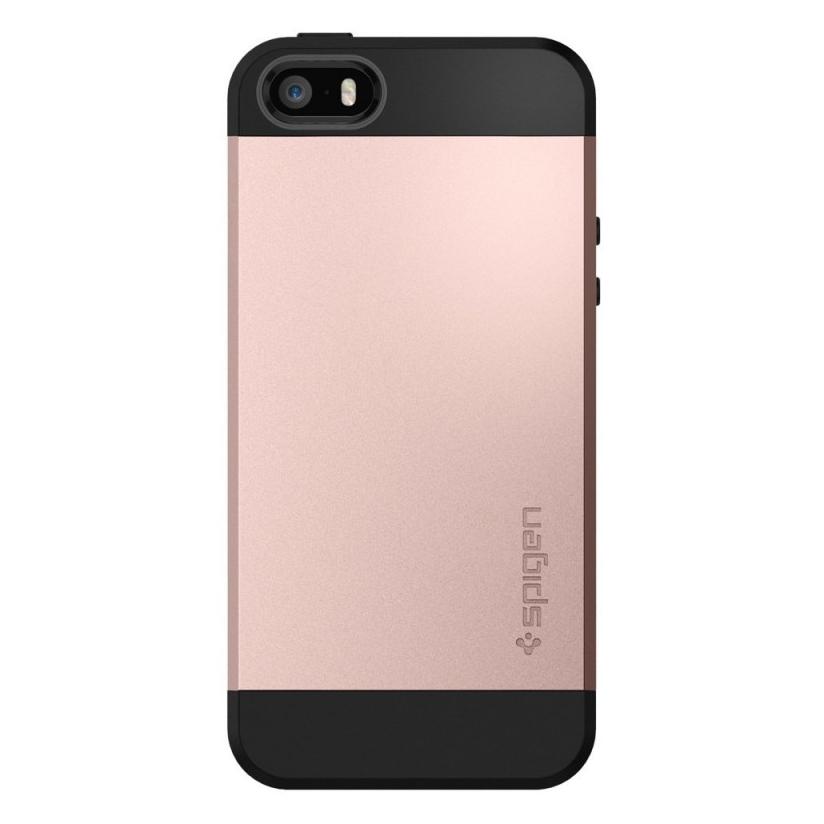 Spigen® Slim Armor™ 041CS20176 iPhone SE (2016) / 5s / 5 Case - Rose Gold