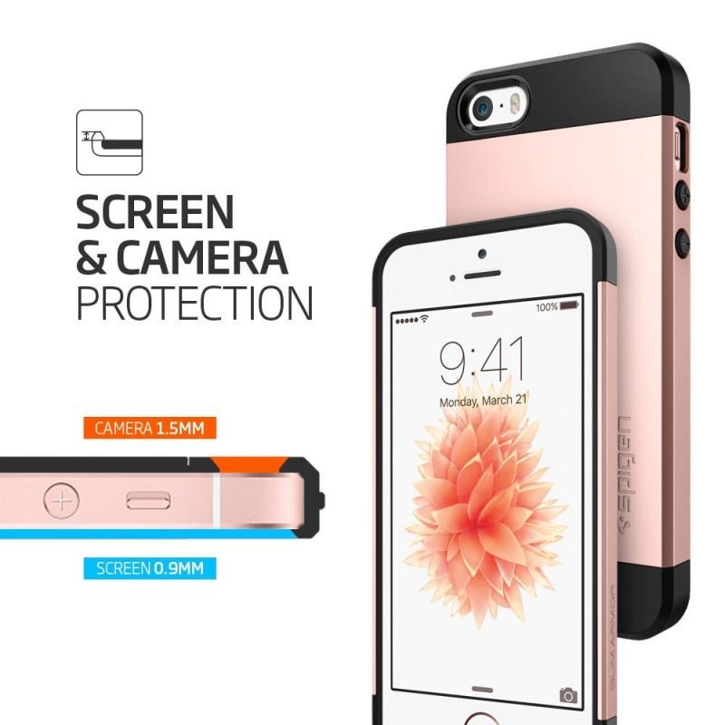 Spigen® Slim Armor™ 041CS20176 iPhone SE (2016) / 5s / 5 Case - Rose Gold