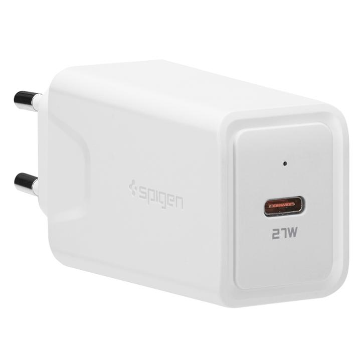 Spigen® Steadiboost™ F210(EU) 000CA26477 27W USB-C Power Delivery 3.0 Wall Charger - White