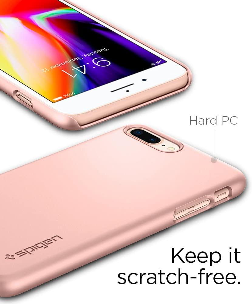 Spigen® Thin Fit™ 055CS22237 iPhone 8 Plus / 7 Plus Case - Rose Gold