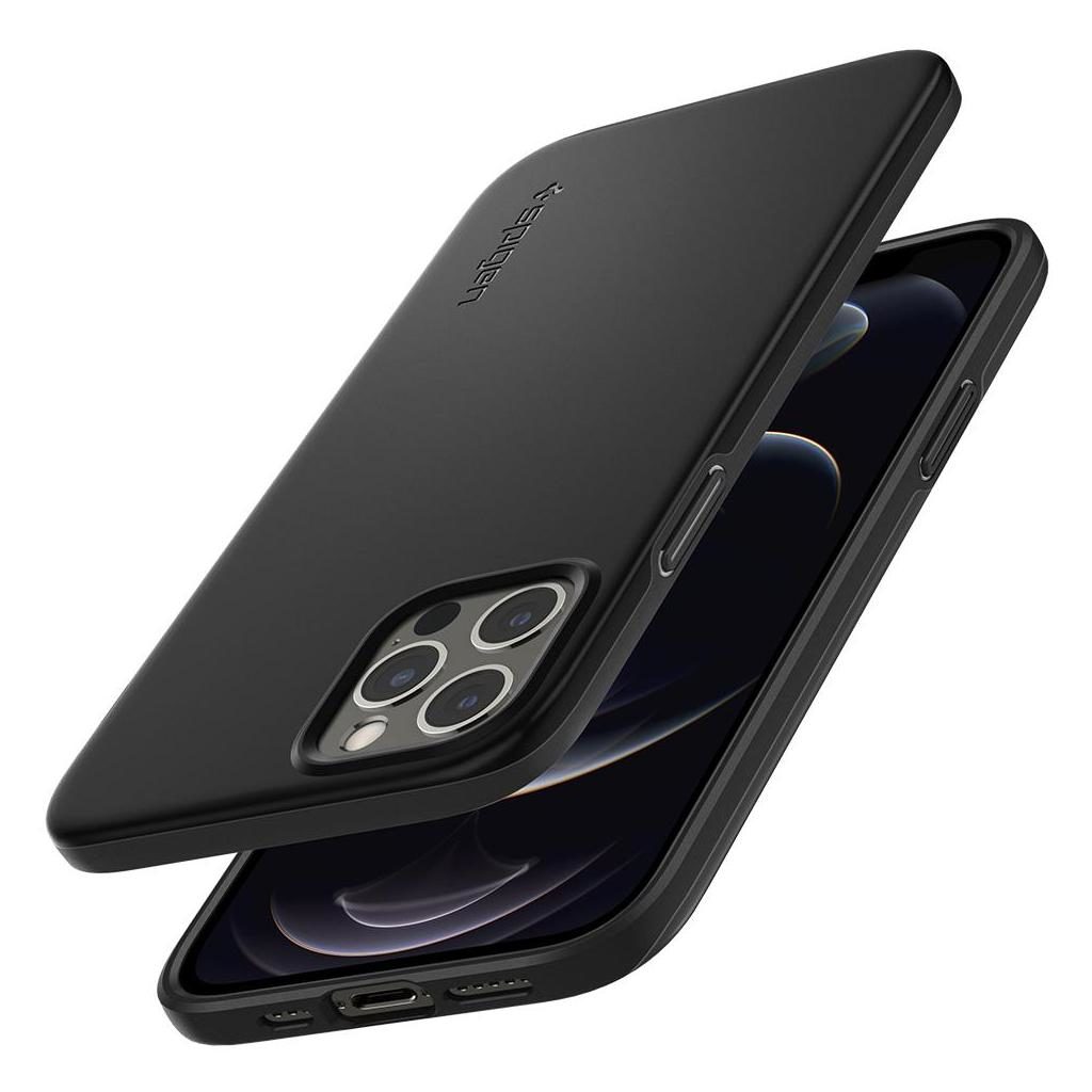 Spigen® Thin Fit™ ACS01696 iPhone 12 / 12 Pro Case - Black