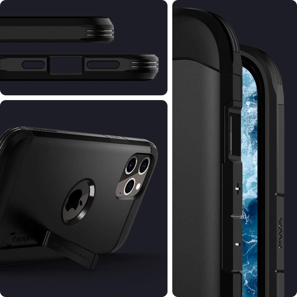 Spigen® Tough Armor™ ACS01626 iPhone 12 Pro Max Case - Black