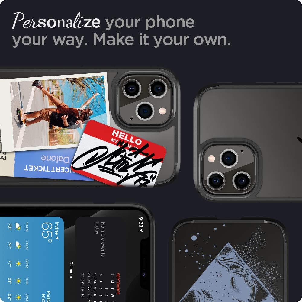Spigen® Ultra Hybrid™ ACS01619 iPhone 12 Pro Max Case - Matte Black
