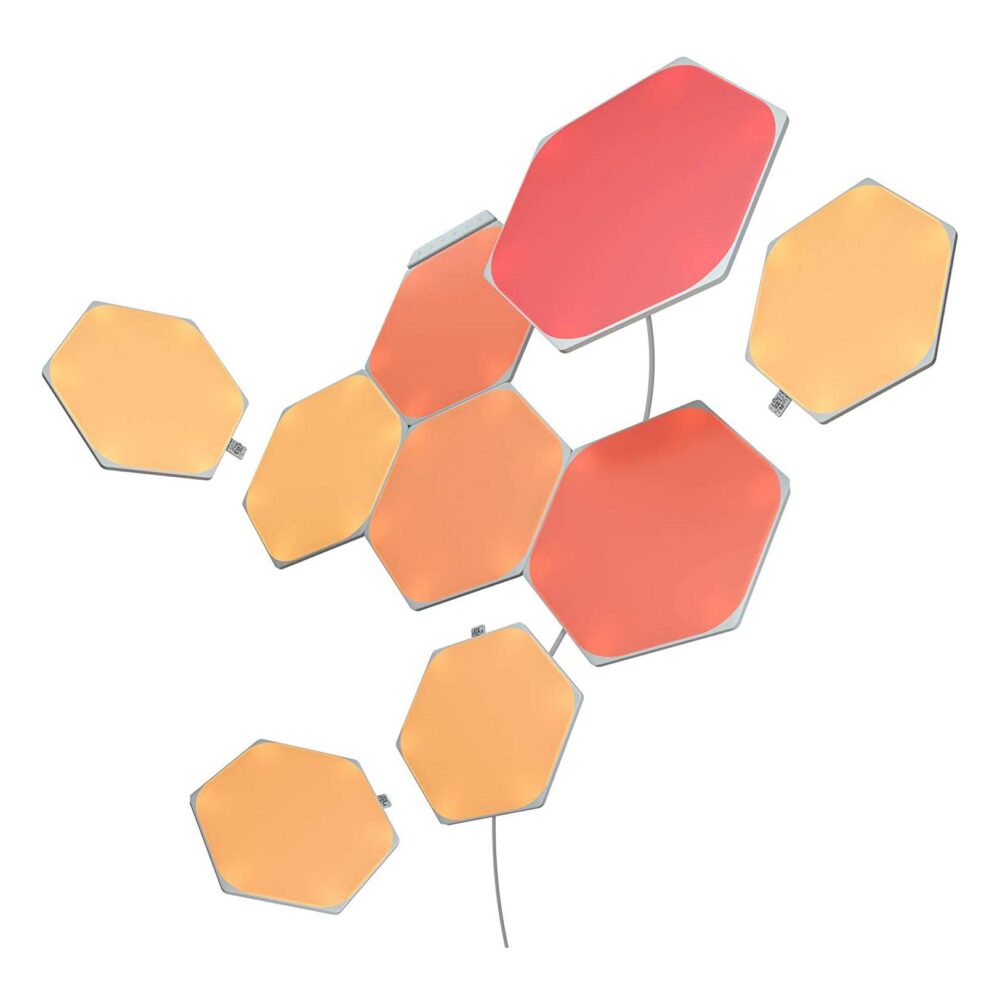 Nanoleaf® Shapes Hexagons NL42-0002HX-9PK Starter Complete Kit - 9 Panels