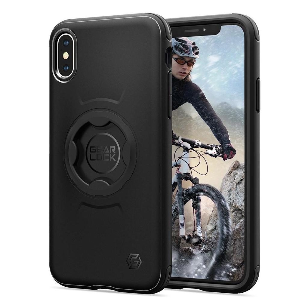 Spigen® Gearlock™ 057CS25058 iPhone XS / X Bike Mount Case - Black