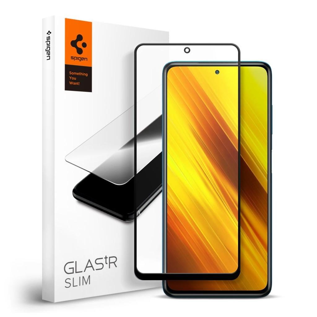 Spigen® GLAS.tR™ Full Cover HD AGL02243 Xiaomi Poco X3 NFC / X3 Pro Premium Tempered Glass Screen Protector