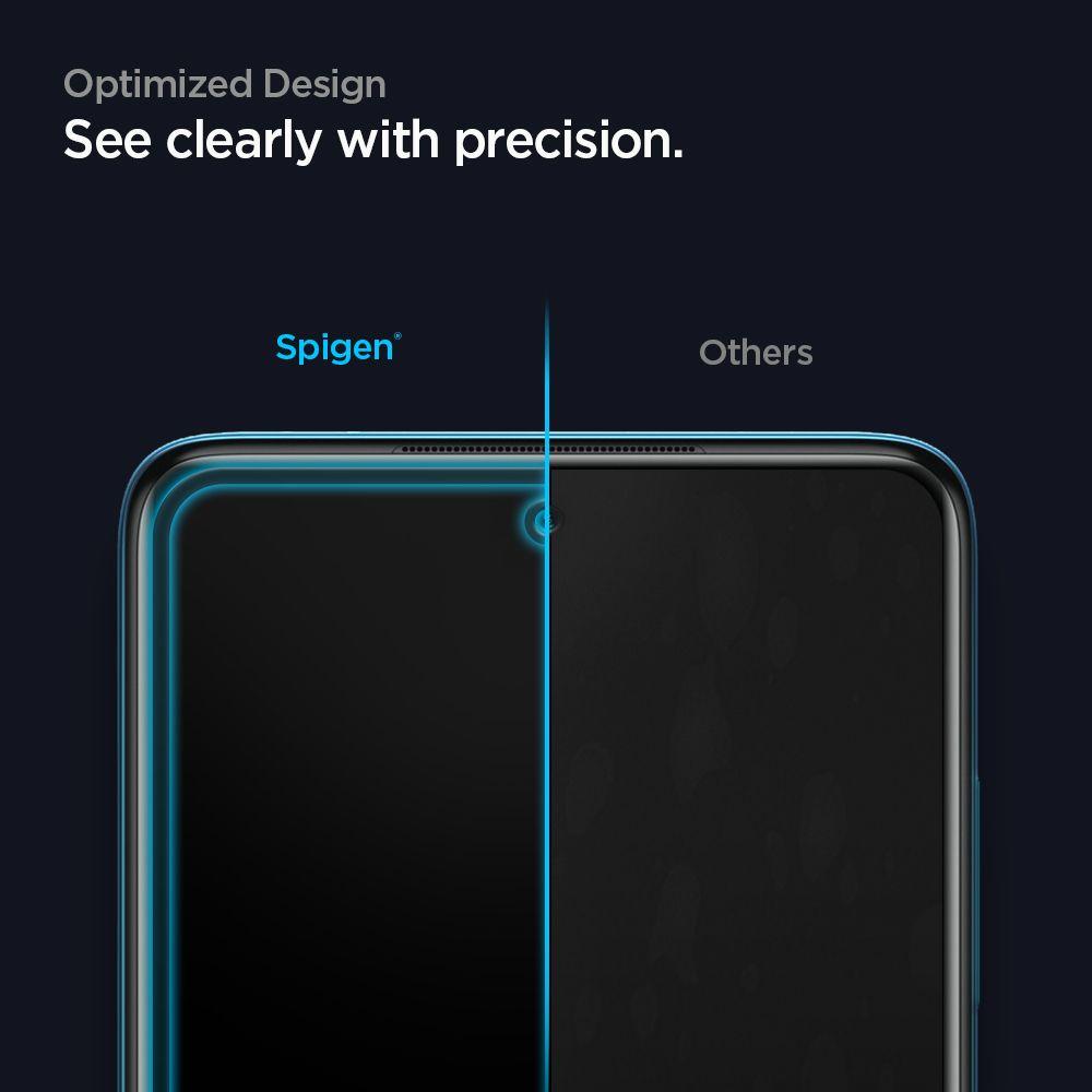 Spigen® GLAS.tR™ Full Cover HD AGL02243 Xiaomi Poco X3 NFC Premium Tempered Glass Screen Protector